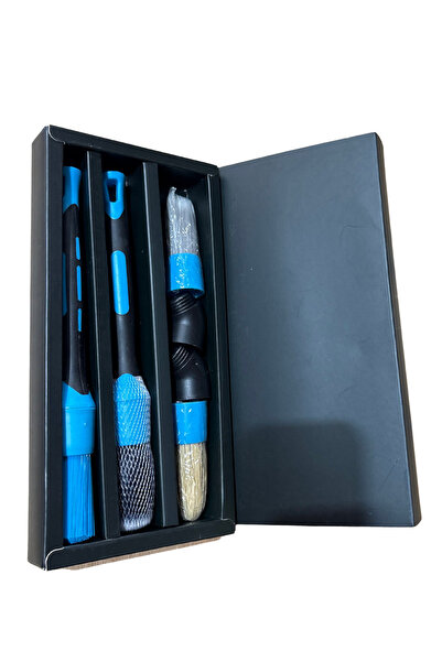 ProAquaLuxCarWash 4'lÜ Kaliteli Farklı Boyutlarda Oto Detay Fırça Seti 4 Adet...