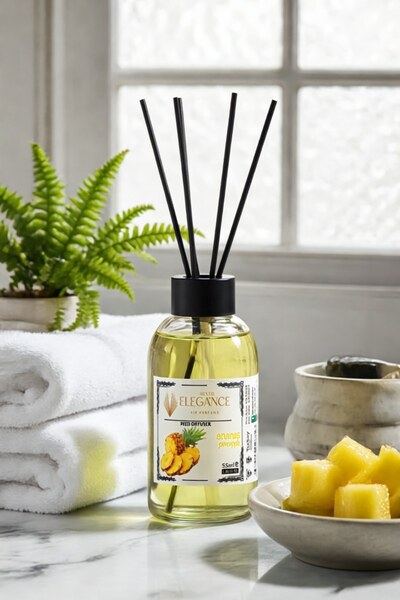 Elegance vip Perfume Özel Fiyat - Ananas Reed Diffuser Bambu Çubuklu Oda Koku...