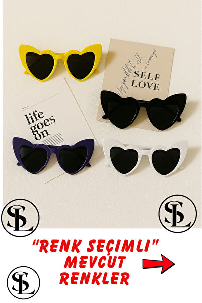 Straight Light مجموعة من 4 نظارات على شكل قلب – اختيار الألوان |   العروس، ال...