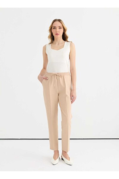 Selen Normal Bel Standart Taş Kadın Pantolon 25YSL5347