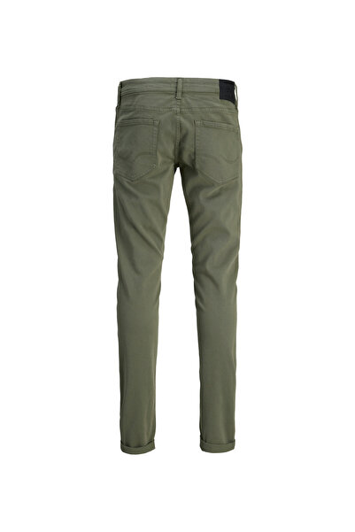 Jack & Jones Normal Bel Dar Yeşil Erkek Chino Pantolon JPSTGLENN ETHAN ICON PANT