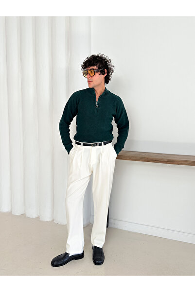 YONEZ MODA Модел Солун Трикотажен пуловер с половин цип