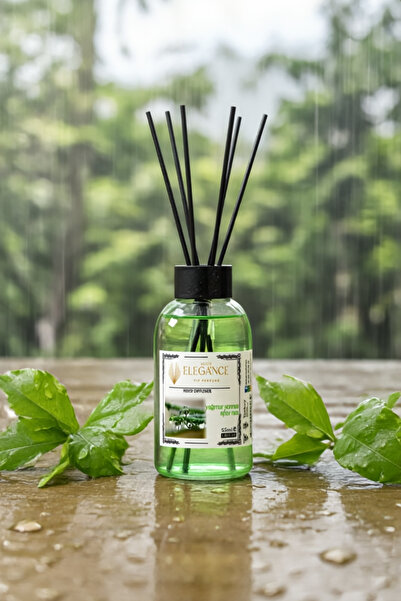 Elegance vip Perfume Özel Fiyat - Yağmur Sonrası Reed Diffuser Bambu Çubuklu Oda Kokusu (55 ML)