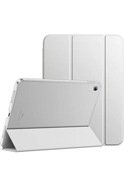 Fibaks İpad 11 A16 2025 10. Nesil 10.9 Kılıf Pu Deri Ön Arka Tam Koruma Standlı Katlanabilir Smart Kapak