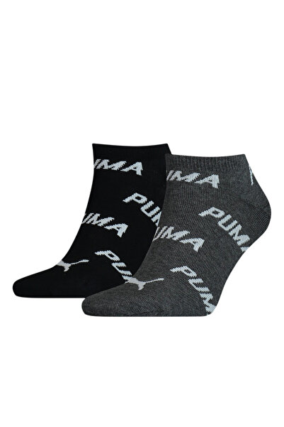 Puma 90794701 UNISEX BWT SNEAKER 2P Șosete de damă negre imprimate