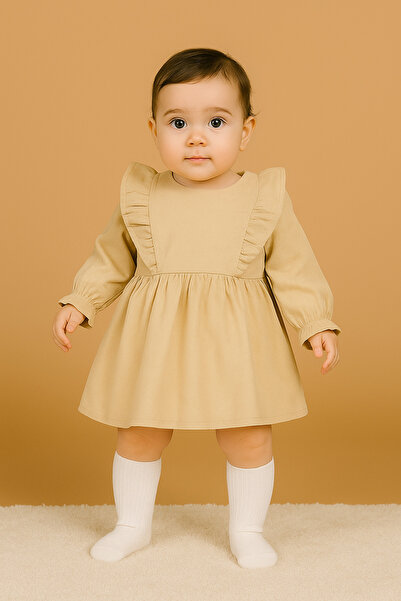 greenmoss Kadife Bebek Elbise