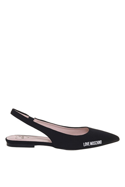 Love Moschino Deri Siyah Kadın Babet JA11021G1M