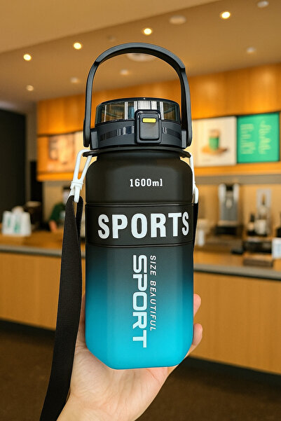 Store Sport Su Matarası 1600 Ml BPA İçermez, Okul/Ofis/Günlük/Hobi