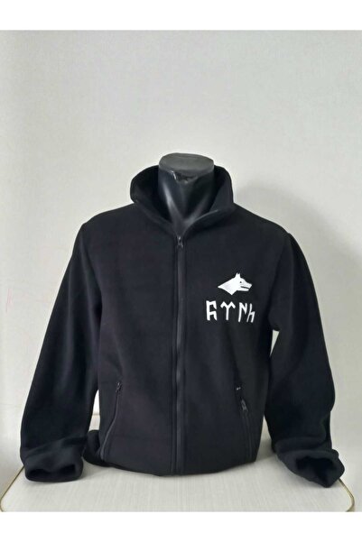 ötüken Μπουφάν από φλις με κέντημα Göktürk