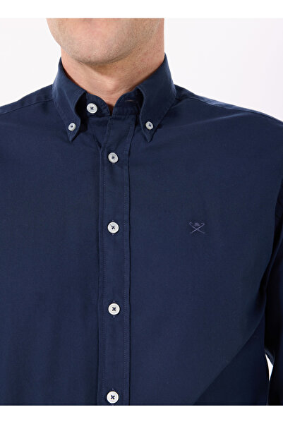 Hackett Slim Fit Gömlek Yaka Lacivert Erkek Gömlek HM3010028