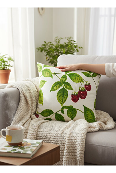ozdesendesign Raspberry Throw Pillow