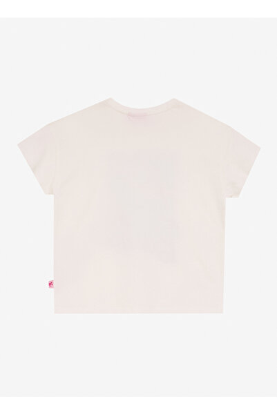 Barbie Baskılı Ekru Kız Çocuk T-Shirt BRB5SG-TST6018