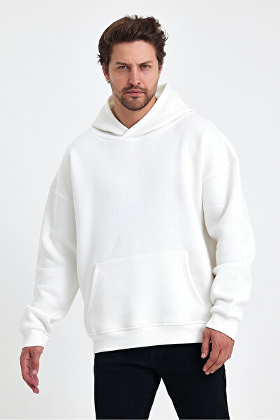 Uniquetex Hanorac oversize unisex cu glugă - PRSCH cu imprimeu auto