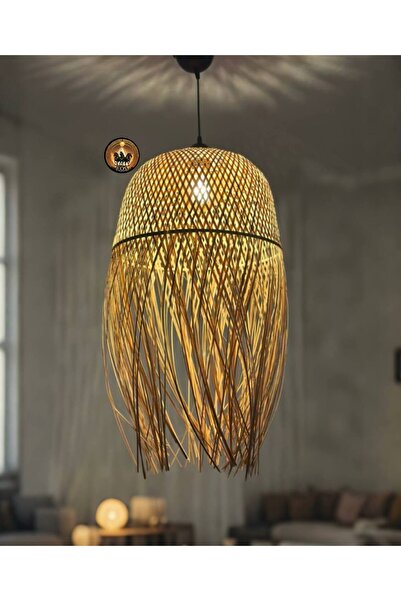 ışıksan aydınlatma Flora Bambu Avize Doğanın Kucaklayışı ve Çiçeksi Güzellik