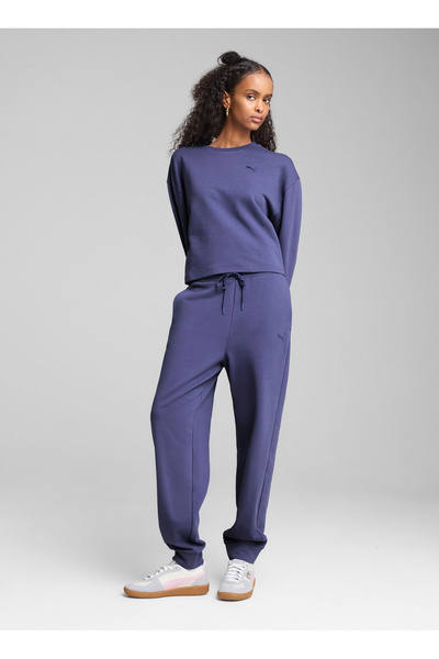 Puma 68505846 HER Розслаблений екіпаж Морський круглий комір Регулярний крій Прямий жіночий світшот