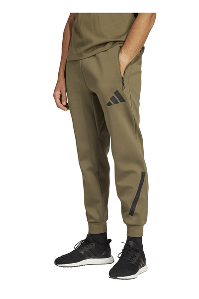 adidas Jc7915 m Z.N.E. Pt Khaki Elastic Waist Regular Fit Straight Men's Sweatpants
