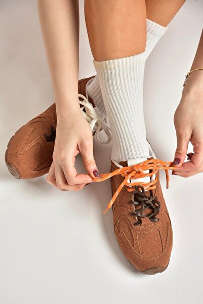Fox Shoes U846144002 Taba Süet Spor Ayakkabı Sneakers