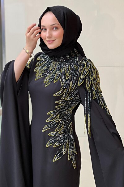 White Corner El İşçiliği Taşlı Tasarım Abiye