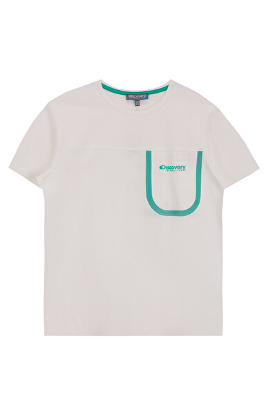 Discovery Expedition Baskılı Beyaz Erkek Çocuk T-Shirt D5SB-TST3213
