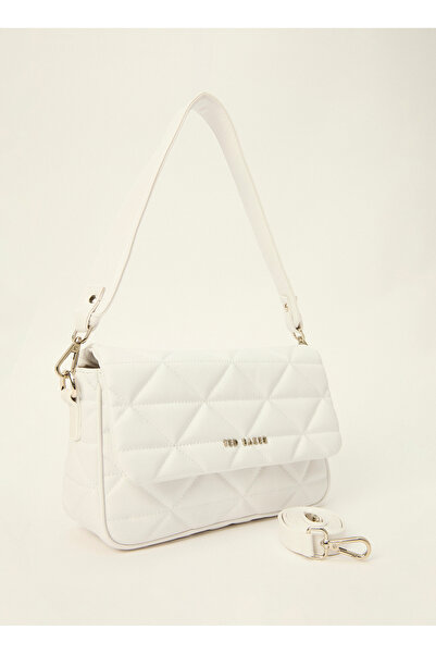 Ted Baker Geantă albă de umăr pentru femei TBSS25FSH023
