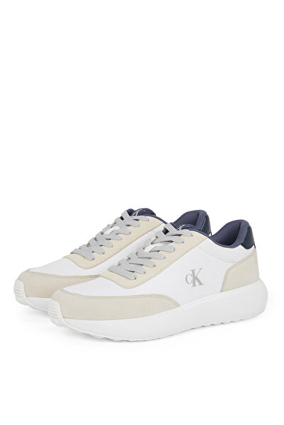 Calvin Klein Calvin Klein Beyaz Erkek Sneaker ATHLEISURE RUNNER LACEUP MIX