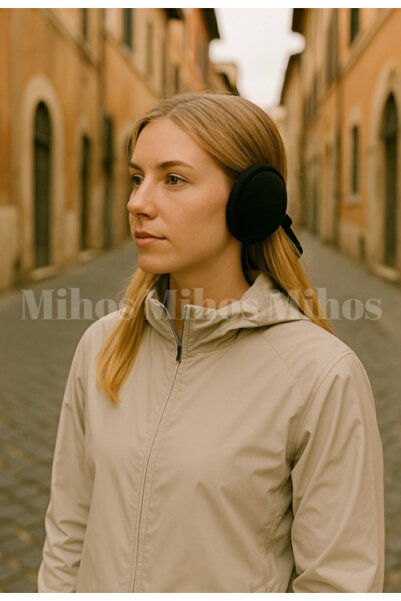 Mihos Unisex Nape Type Polar Black Ear Warmer