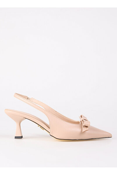Fabrika Bej Kadın Topuklu Ayakkabı COLUM