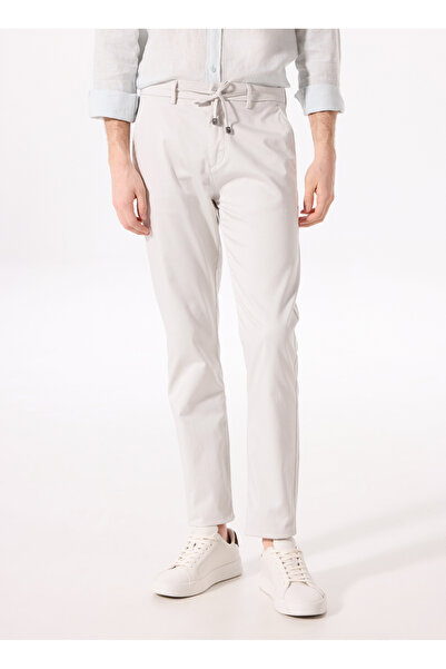 Fabrika Bağlamalı Bel Normal Paça Taş Erkek Chino Pantolon F5SM-PNT 2447