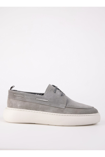 Cotton Bar Gri Erkek Süet Günlük Ayakkabı FARIS-GRAHAM