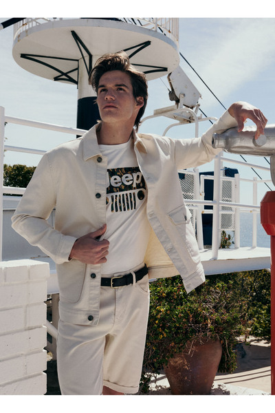 Jeep Ekru Erkek Relaxed Denim Ceket J5SM-CKT7222