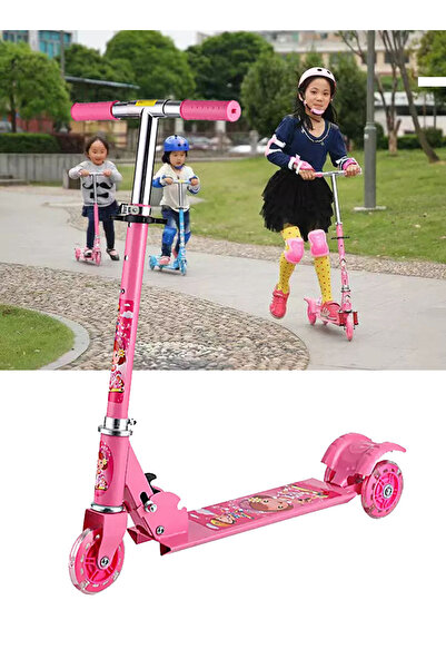 AGD 3-Wheel Musical Kick Scooter Pink