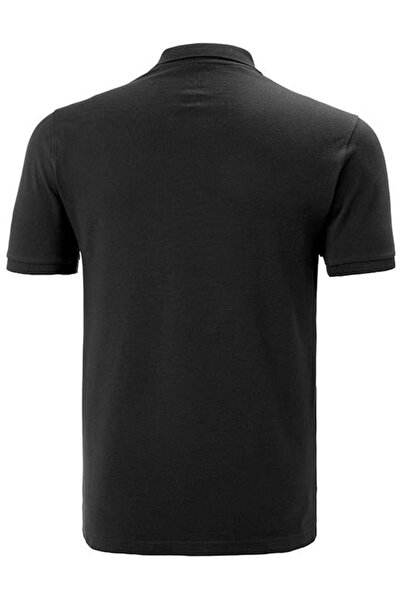 Helly Hansen Transat Men's Black Polo Neck Polo T-Shirt