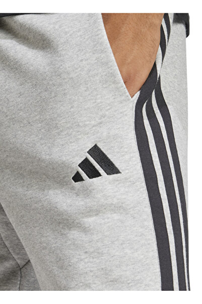adidas JE6419 M 3S FT SHO Gri Lastikli Bel Regular Fit Düz Erkek Şort