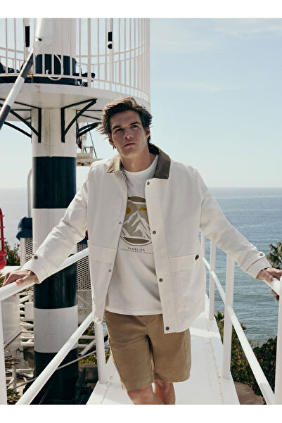 Jeep Ekru Erkek Relaxed Mont J5SM-MNT7399