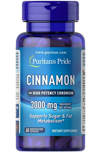 Natures Bountyy كبسولات القرفة من Puritan’s Pride بتركيز 2000 ملغ، 60 كبسولة