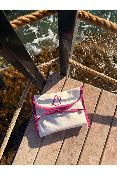 Parcea Lida El Yapımı Doğal Kumaş Clutch