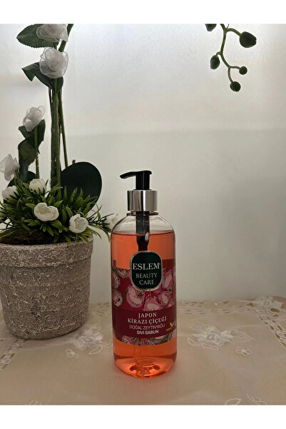 ESLEM BEAUTY CARE صابون سائل بزهرة الكرز الياباني من إسليم مع زيت الزيتون الط...