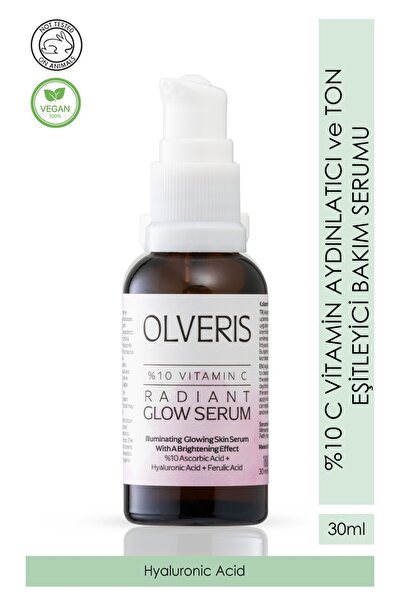 OLVERIS C Vitamini ( %10 )Aydınlatıcı Ve Ton Eşitleyici Bakım Serumu 30 ml(HA...