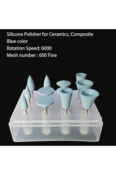 Choice DP-CANDYCRF JNSUR 12 قطعة/صندوق طقم تلميع الأسنان المركب لأداة تلميع ا...