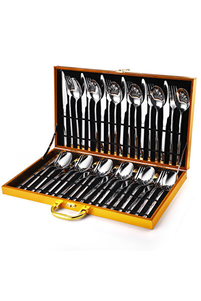 Trendy's 36-piece stainless steel cutlery set, for 12 people TRENDY'S, luxury...
