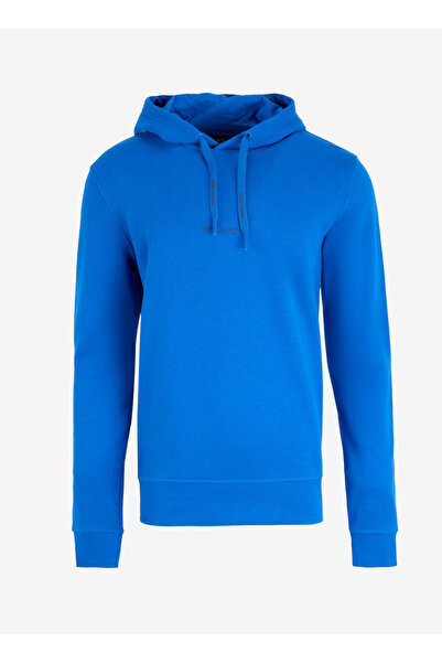 Armani Exchange Kapüşon Yaka Saks Erkek Sweatshırt 8NZM94 ZJKRZ 15DS