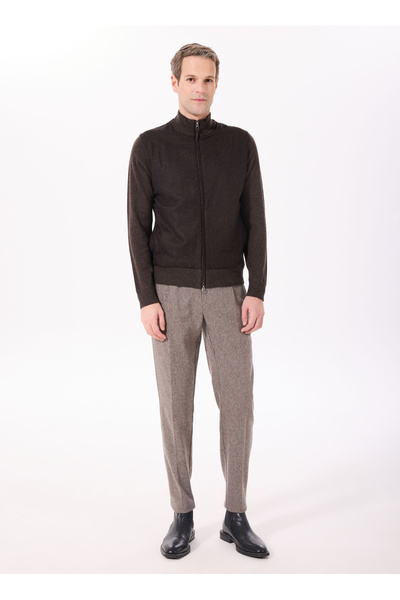 Hackett Slim Fit Koyu Kahve Erkek Ceket HM703256