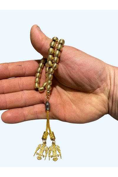 Atölye Asya Brass Rosary (Double Headed Eagle)