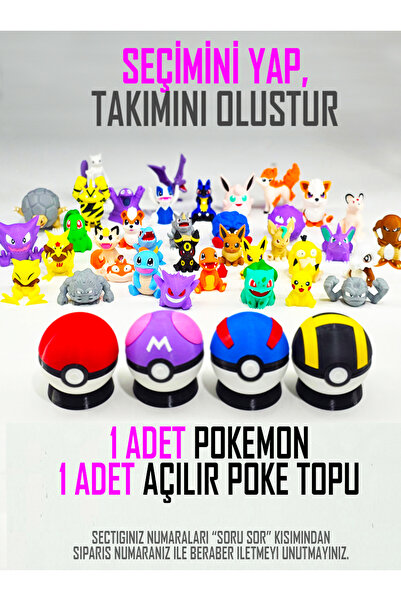 Suelo Butik Kendin Seç! 1 Adet Açılır-Kapanır Poketopu ve 1 Adet Seçtiğin Pok...