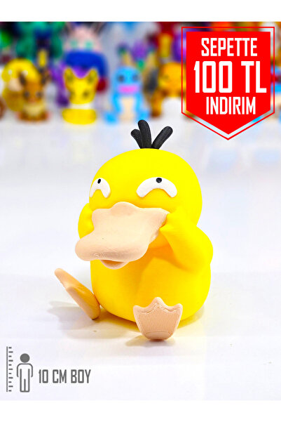 Suelo Butik Pokemon Psyduck Figürü Pokemon Karakter Figür Oyuncakları 10 Cm (1 Adet)