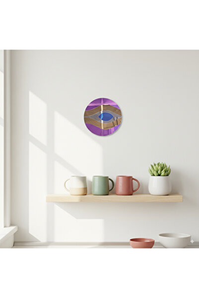 Grand Fine Art Ayna Pleksi Duvar Süsü Nazar Duvar Süsü