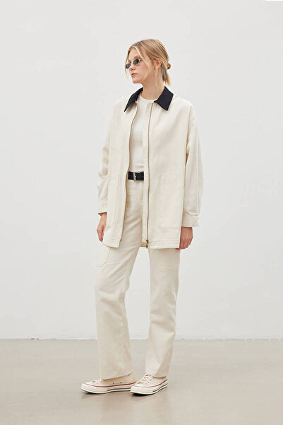 BE BLUE ΜΠΟΥΤΣΑ 90S ECRU GABARDINE