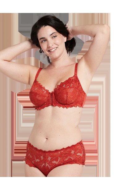 Sans Complexe Bordo Balenli Sütyen 70564