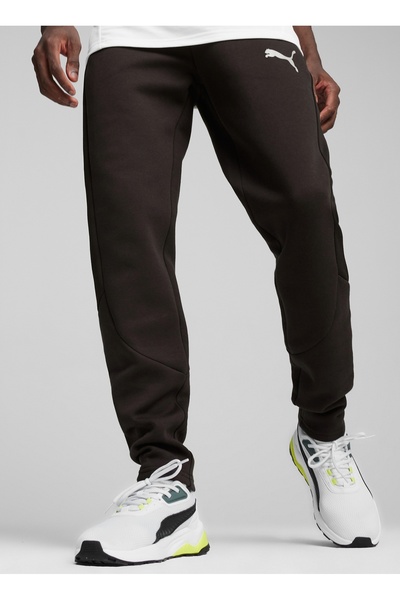 Puma 67899701 EVOSTRIPE Pants DK Bl Siyah Lastikli Bel Slim Fit Erkek Eşofman Altı