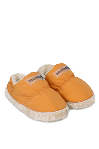 Peluche Tile Parachute Child Slipper Çocuk Günlük Ev Pandufu PAR-CKT Turuncu